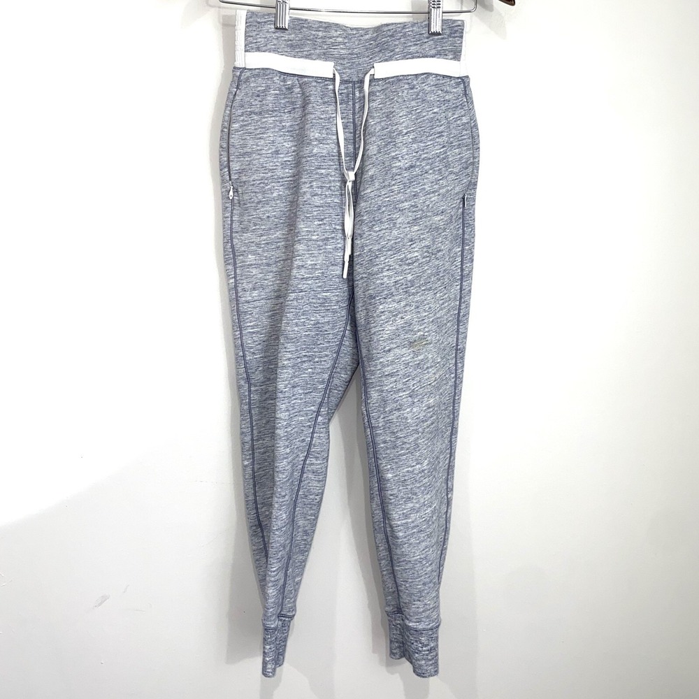 LULULEMON $98 Womens 4 Light Gray Cool & Collected Jogger 28" Casual Pants D10